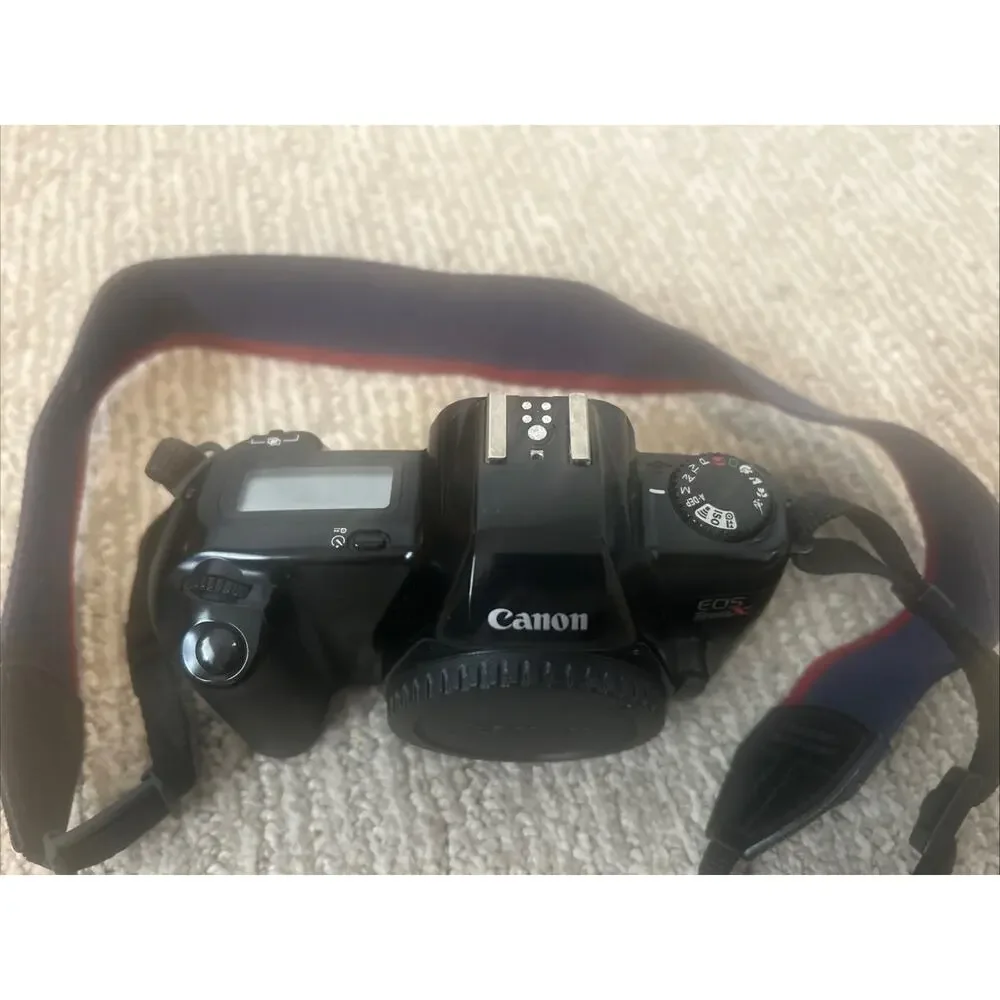 Canon EOS Rebel XS 35mm SLR Film Camera Body Only Tested Fully Functional